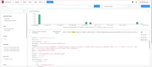 log search result