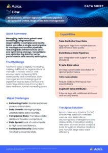 Apica Telemetry Pipeline Solution