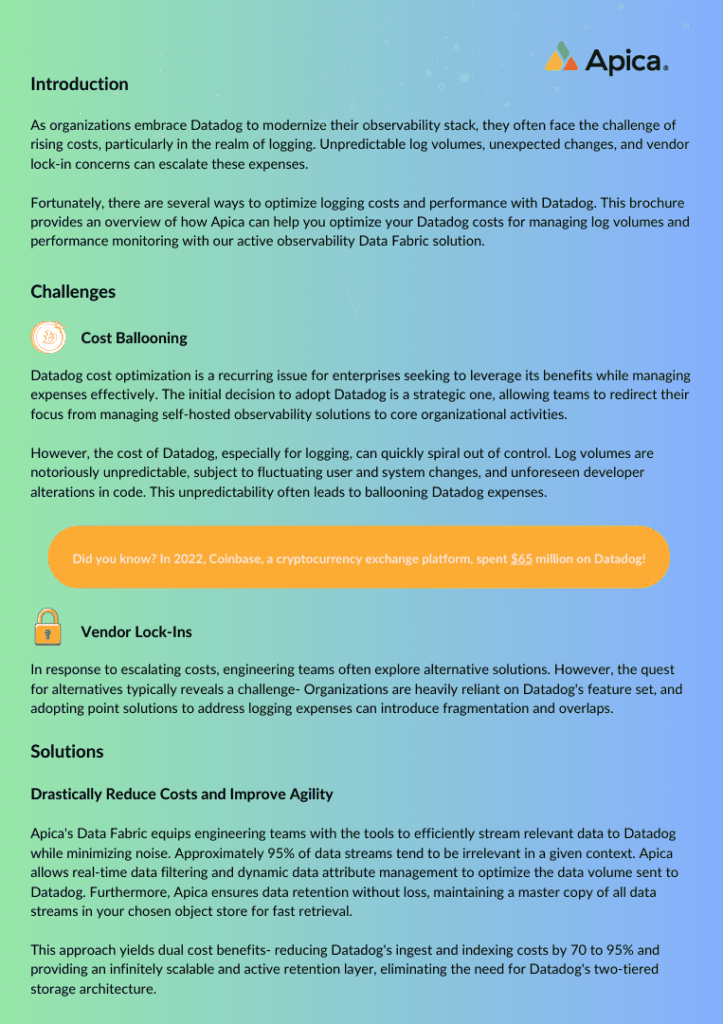 Datadog Cost Optimization - (Brochure)