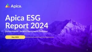 Apica ESG Report 2025